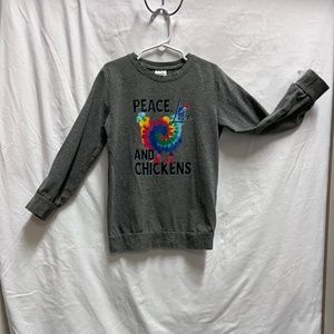 Youth girls long sleeve graphic tee